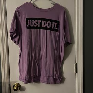 Purple Nike shirt. Worn a few times.